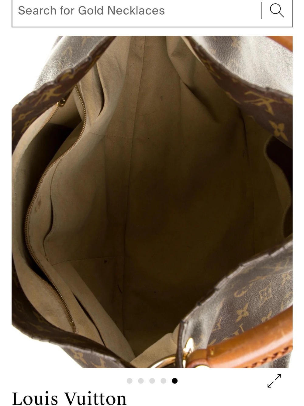 Louis Vuitton Monogram Artsy MM Tote in Brown and Tan- The Real Real with pics - Picture 4 of 13